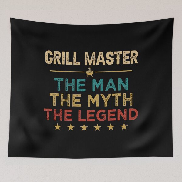 Item preview, Grillmaster The Man The Myth The Legend Barbeque Grilling designed and sold by haselshirt.