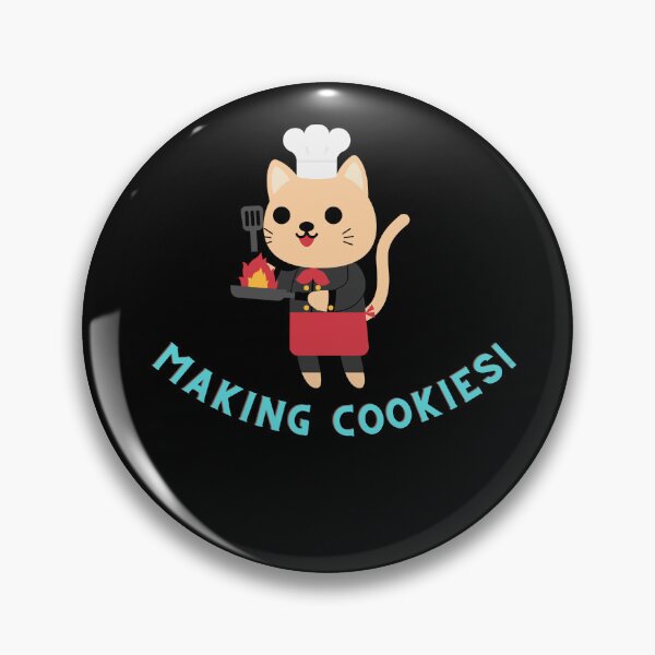 Item preview, Cat making biscuits ( Making Cookies ) designed and sold by Catify Meoowz.
