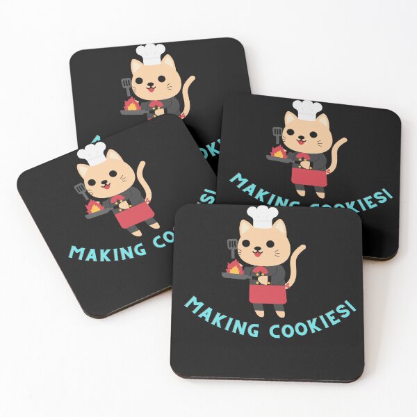 Item preview, Gato haciendo galletas (Haciendo Galletas) designed and sold by Catify Meoowz.