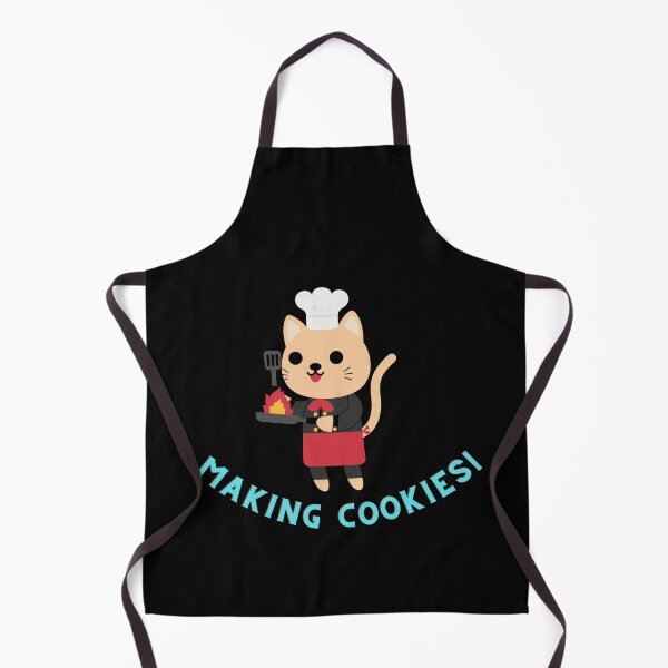 Item preview, Cat making biscuits ( Making Cookies ) designed and sold by Catify Meoowz.