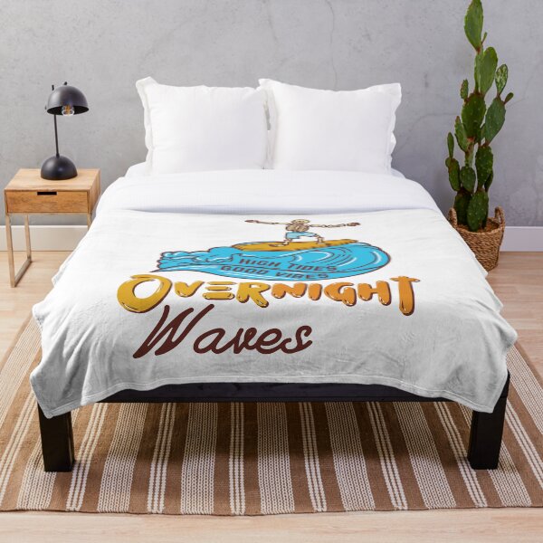 Item preview, Overnight Waves Funny Skeleton Surfing designed and sold by Shop801.