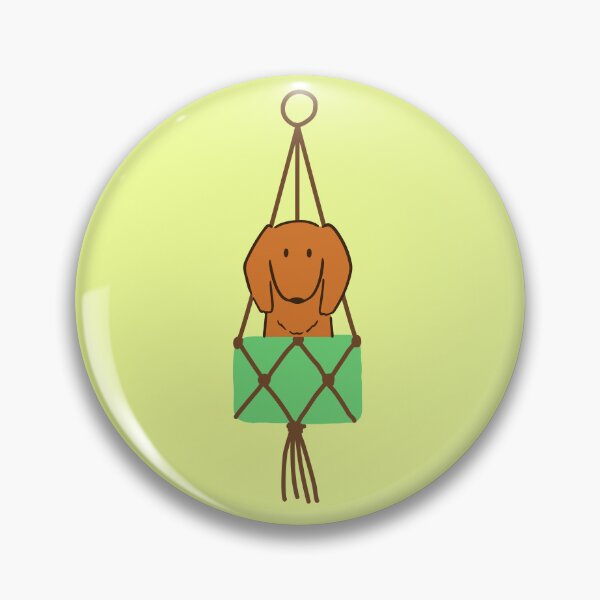 Item preview, Hanging Planter| Hanging Dogger| Dachstera Plant |Cute Funny Pattern Pack designed and sold by Artventurous.