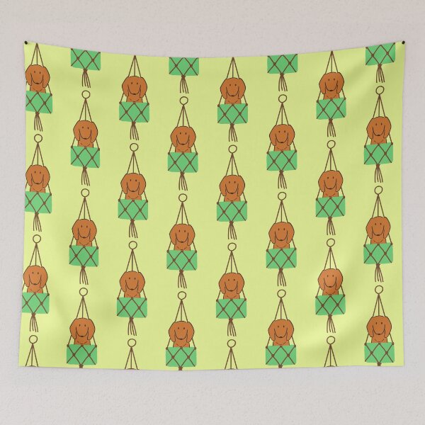 Item preview, Hanging Planter| Hanging Dogger| Dachstera Plant |Cute Funny Pattern Pack designed and sold by Artventurous.