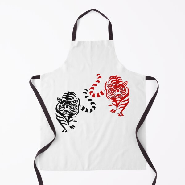 Item preview, red and black twin tigers - aesthetic designed and sold by hedoniism-shop.