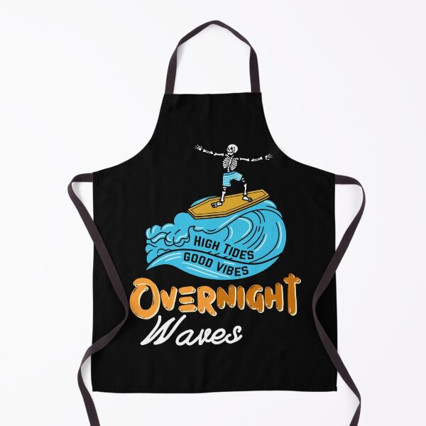 Item preview, Overnight Waves Funny Skeleton Surfing designed and sold by Shop801.