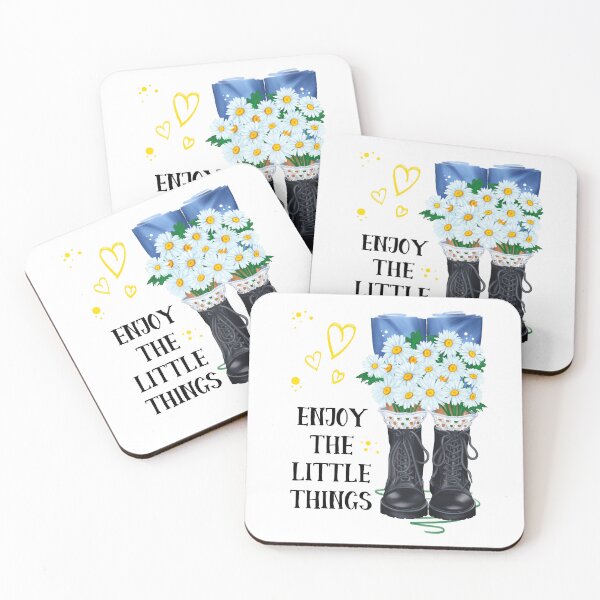 Item preview, Enjoy The Little Things Daisy Daisies Inspirational Women designed and sold by ZNOVANNA.