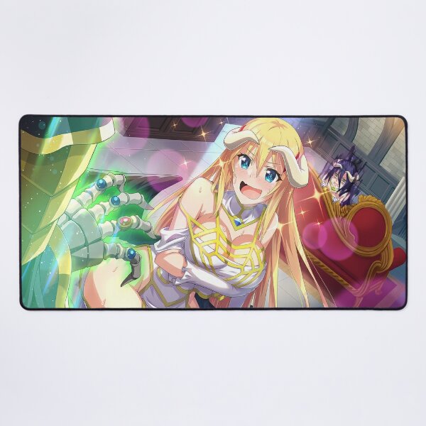  Anime Mouse pad Gaming Mouse pad Compatible Overlord Mouse pad  Large Mouse Pad Stitched Edge Mousepad Non Slip Rubber Base  (style19,60×35cm) : Office Products