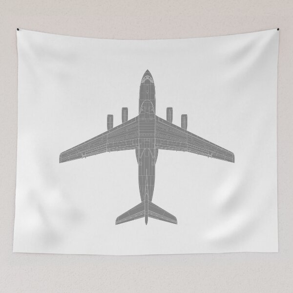 Item preview, The Ilyushin Il-76 - grey designed and sold by avionbubble.