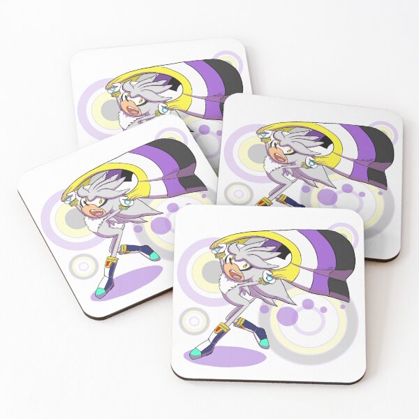 Item preview, Silver the Hedgehog non-binary designed and sold by MushroomMantis.