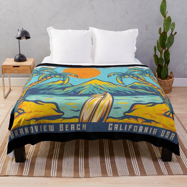 Item preview, Grandview Beach Palm Mountains designed and sold by LanikaiBeach.