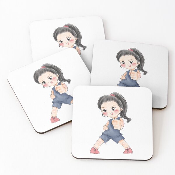 Item preview, Martial arts Girl _ Bunniesmee  designed and sold by bunniesmee.