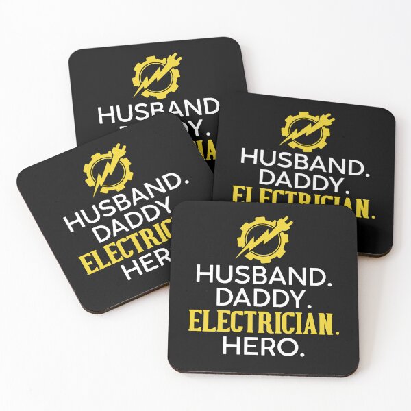 Item preview, Husband Daddy Electrician Hero designed and sold by SunsetGloww.