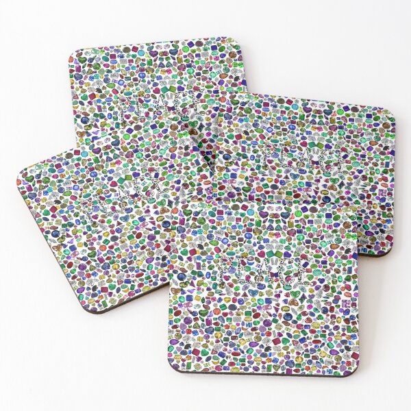 Item preview, PEACE inside all Color Gemstones in all Shapes designed and sold by DigitalGemArt.