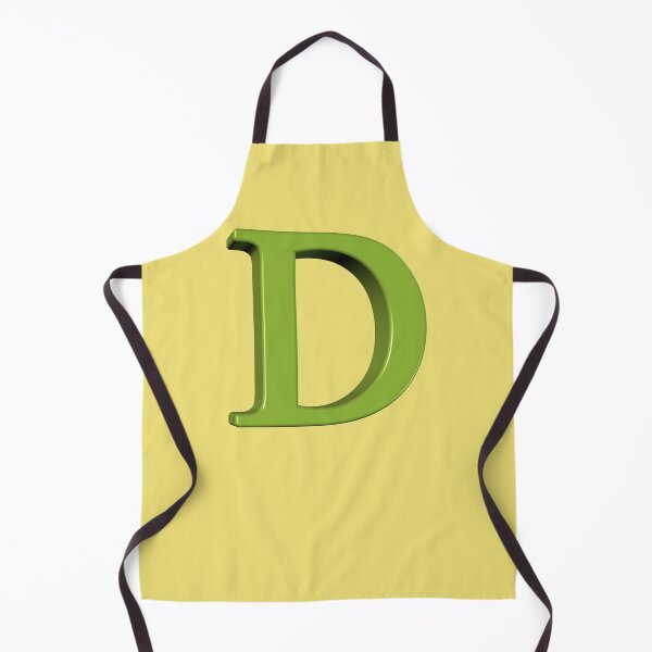 Item preview, The Letter D Dimensional Green on Yellow 5748 designed and sold by Art in My Loft.