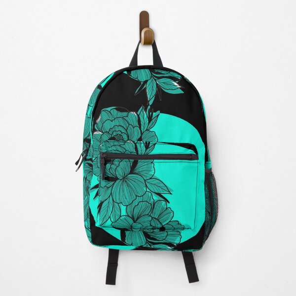 Item preview, turquoise organic flowers designed and sold by ViviCampos.