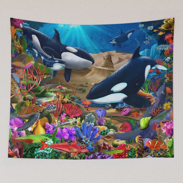 Item preview, Orca's Wondrous Domain designed and sold by GeraldNewtonArt.