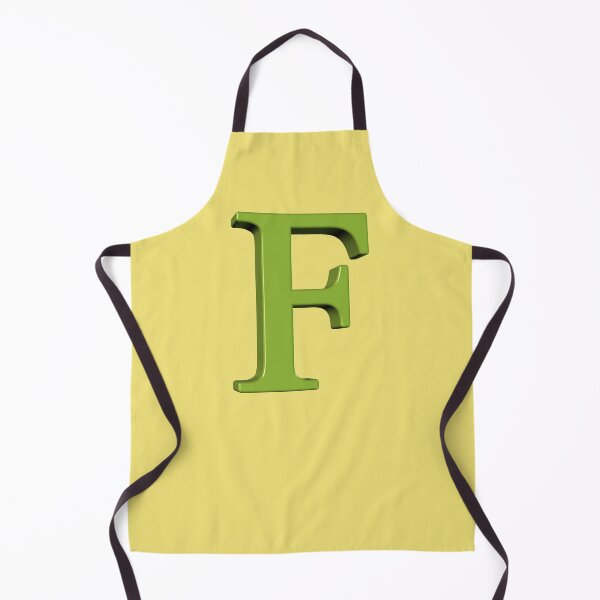 Item preview, The Letter F Dimensional Green on Yellow 5748 designed and sold by Art in My Loft.