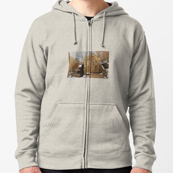 Old mill thermal hot sale hooded sweatshirt