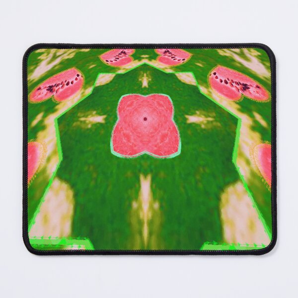 Item preview, ABSTRACT PAINTING WATERMELON GEOMETRIC ART FANTASY. designed and sold by Ralek.