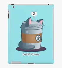 Cute Cat Coffee: Decaff Cat iPad Case/Skin