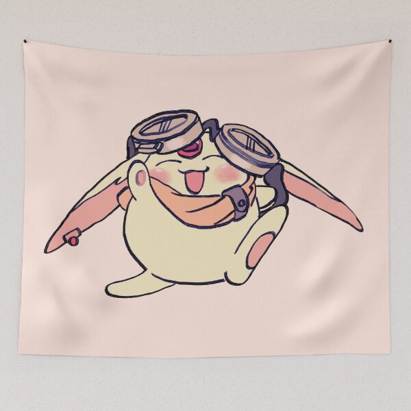 Item preview, I draw white mokona modoki with goggles gear / tsubasa reservoir chronicle designed and sold by RansRoom.
