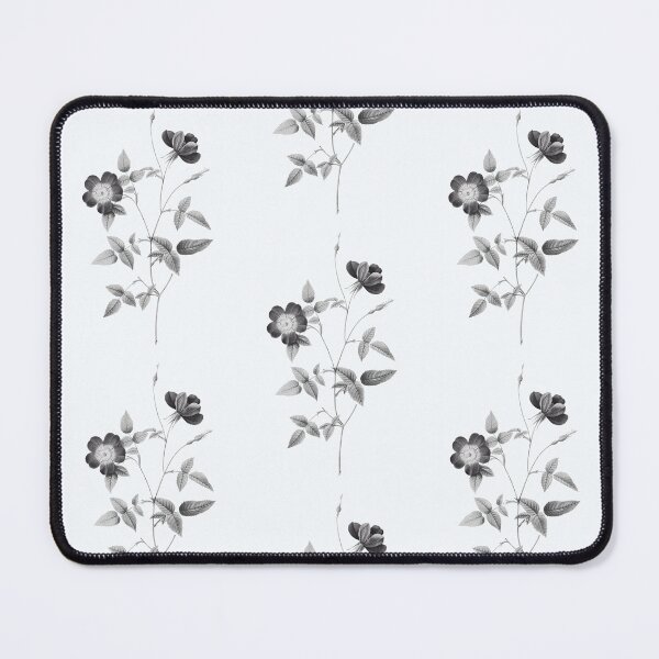 Item preview, Rose Indica Stelligera Rose Flower, Alternative Illustration - Grey and Black Rose designed and sold by DaphneKstudio .