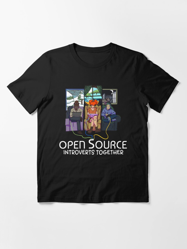 Alternate view of Open Source (Light) Essential T-Shirt