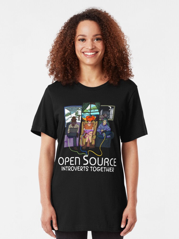 Alternate view of Open Source (Light) Slim Fit T-Shirt