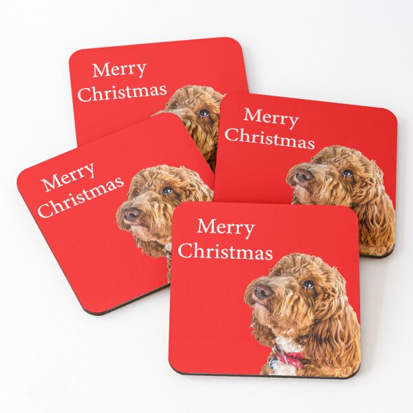 Item preview, Cockapoo Merry Christmas designed and sold by Paul Thompson Photography.