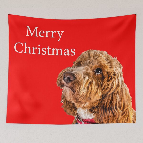 Item preview, Cockapoo Merry Christmas designed and sold by Paul Thompson Photography.