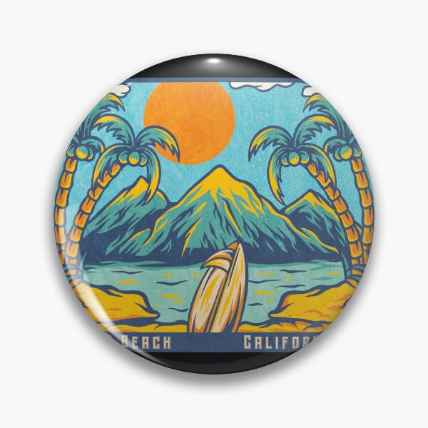 Item preview, Grover Beach Palm Mountains designed and sold by LanikaiBeach.