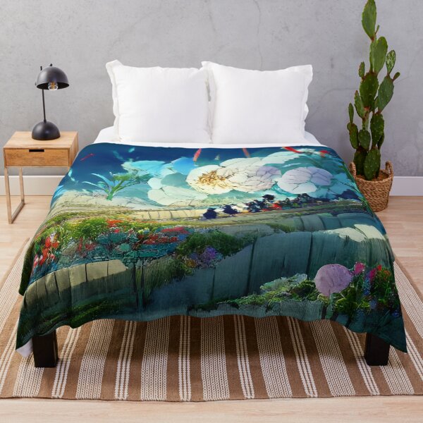 Item preview, Arte generado por IA, jardín de flores Hermosa fantasía designed and sold by ACC .