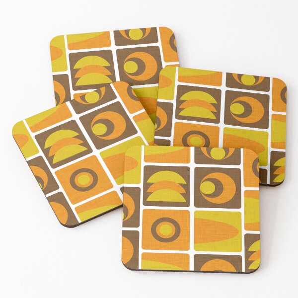 Item preview, 70s Cube Geo Orange designed and sold by susycosta.