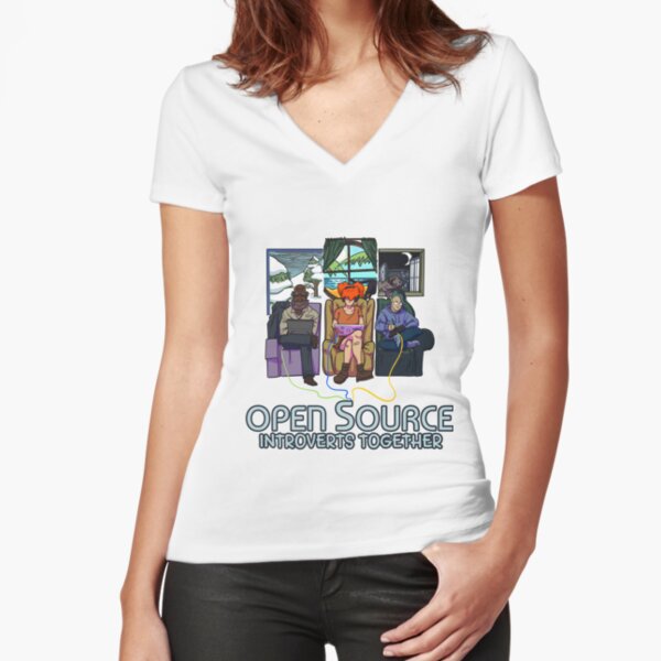 Fitted V-Neck T-Shirt