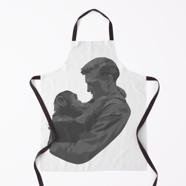 Item preview, David Attenborough and chimp designed and sold by FreeOrca.