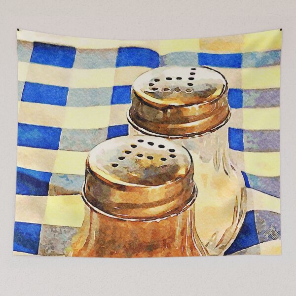 Item preview, Salt and Pepper at Breakfast in a Country that Doesn't Speak English designed and sold by Pamela Storch.