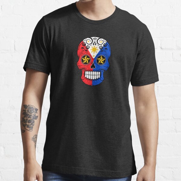 Sugar Skull with Roses and Union Jack Union Jack Classic T-Shirt | Redbubble