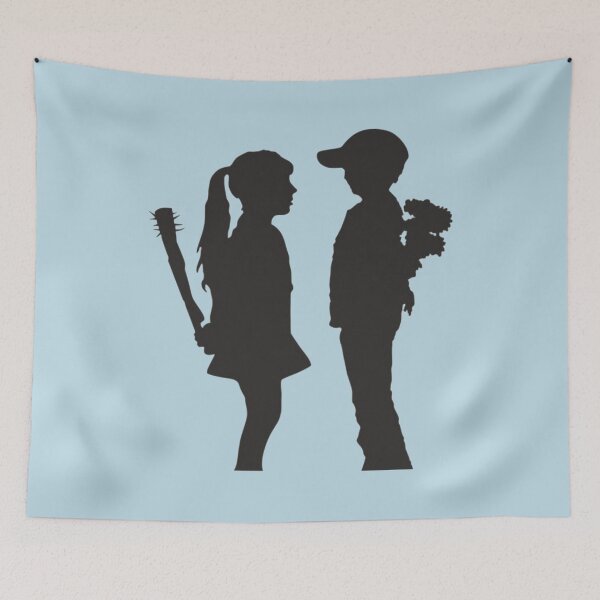 Item preview,  Banksy- Boy and Girl gender stereotypes designed and sold by Colterlailah.