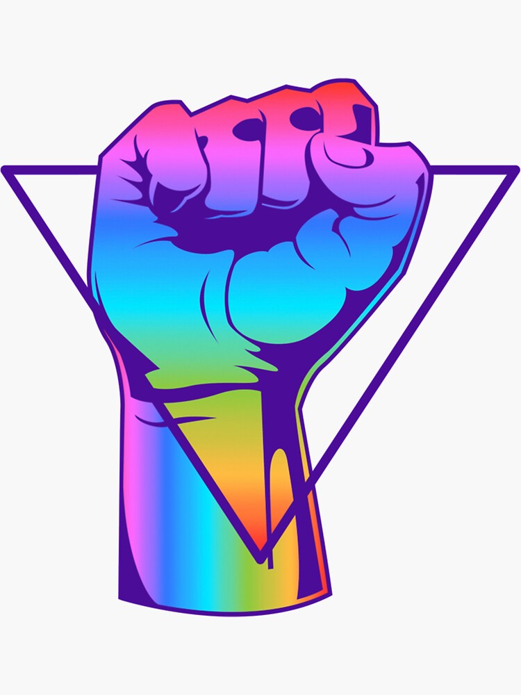 Gay Lgbt Gay Pride Resist Fist Gay Fist Sticker For Sale By Foxinashoo Redbubble 7601