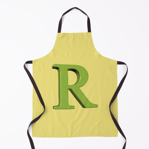 Item preview, The Letter R Dimensional Green on Yellow 5748 designed and sold by Art in My Loft.