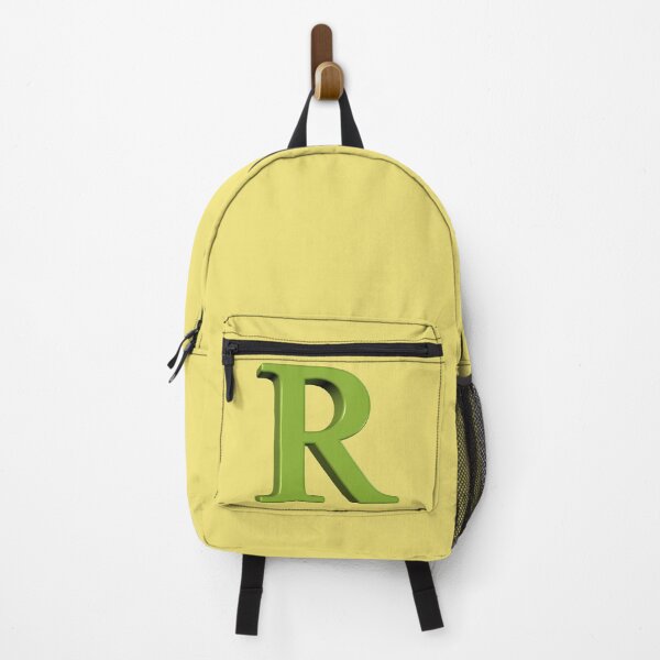 Item preview, The Letter R Dimensional Green on Yellow 5748 designed and sold by Art in My Loft.