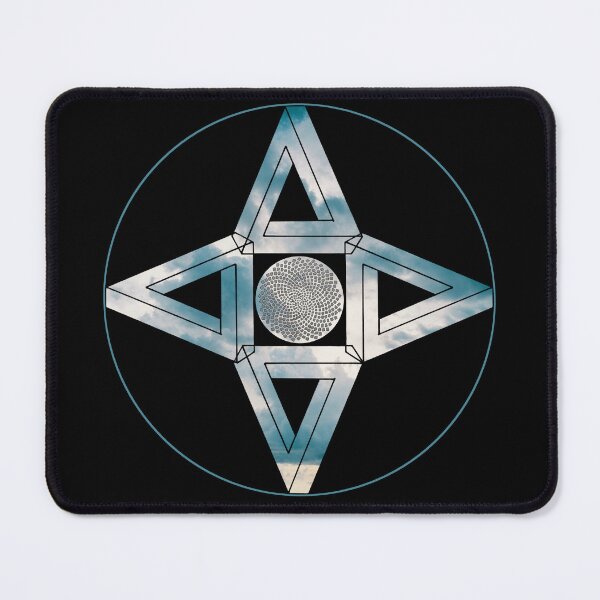 Item preview, Cloudy Triangle Me Impressed Star&CircleVisions designed and sold by createVisions.