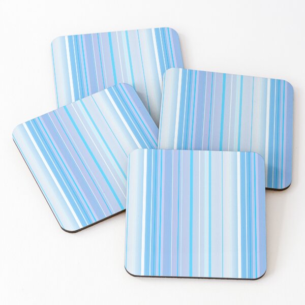 Item preview, Light blue and white vertical striped designed and sold by lausn.