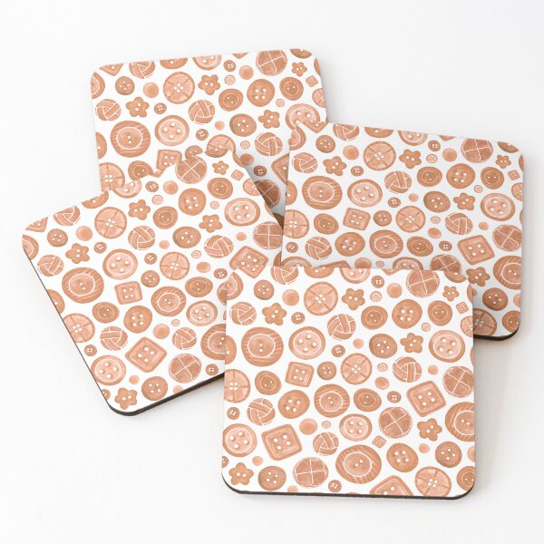 Item preview, Painted Buttons // Natural Tan designed and sold by The Wellington Boot.