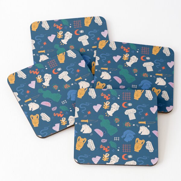 Item preview, minimal cool blue pattern designed and sold by mark ashkenazi.