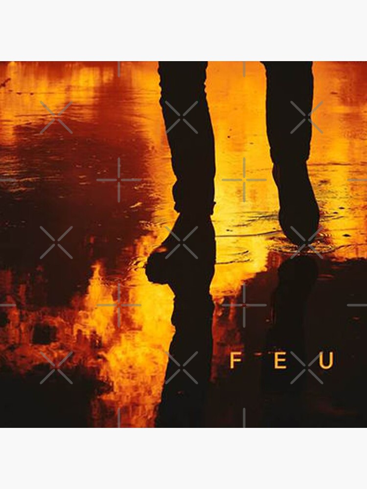 Album Poster Feu De Nekfeu Poster by Nekfeu Rap Album 