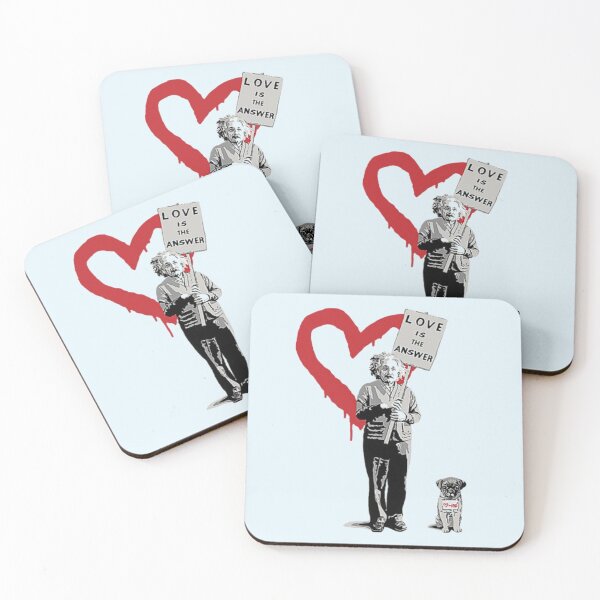 Item preview, BANKSY Einstein Love is the Answer designed and sold by Colterlailah.