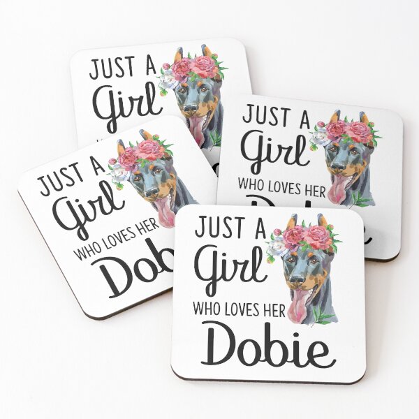 Item preview, Just A Girl Who Loves Dobie designed and sold by SunsetGloww.