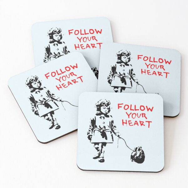 Item preview, Banksy Follow Your Heart designed and sold by Colterlailah.