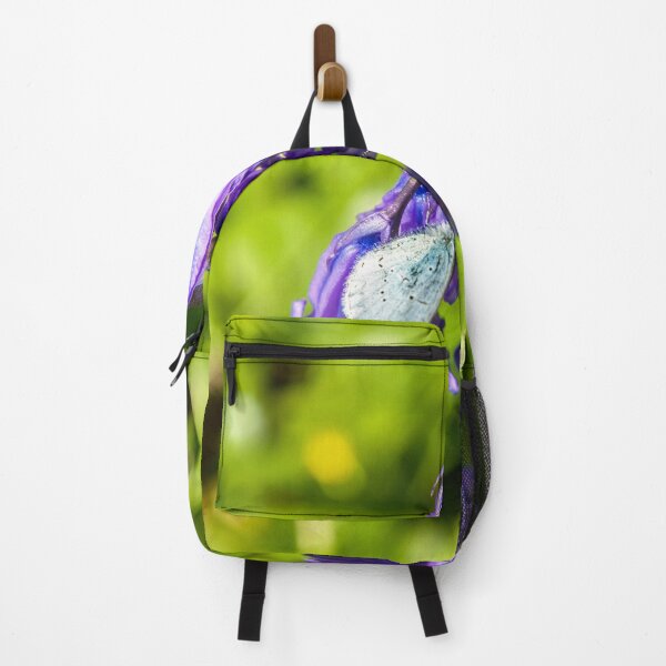 Item preview, Ilston Woods White Butterfly on Bluebell Flowers designed and sold by Cameranick.
